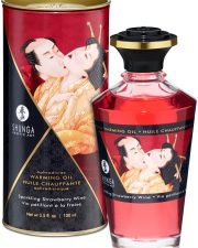 Huile chauffante aphrodisiaque – Vin pétillant à la fraise 100ml