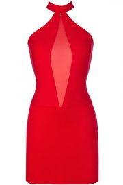 V-9259 Robe - Rouge – Image 3