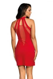 V-9259 Robe - Rouge – Image 2