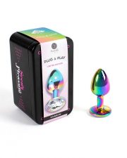 Plug anal secret play – Rainbow metal