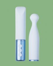 Aquamarine – The naughty collection – Vibromasseur à tête interchangeable Bleu