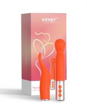 Partschinite – The naughty collection – Vibromasseur à tête interchangeable Orange