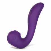 Angel - Vibromasseur 3 en 1 point G et léchage du clitoris - Violet – Image 2