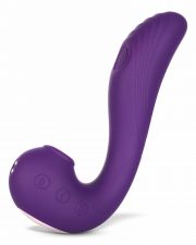 Angel – Vibromasseur 3 en 1 point G et léchage du clitoris – Violet