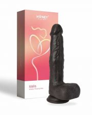 Idalis – Gode vibrant avec va et vient 20.30 cm – Noir