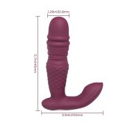 Ryder - Vibromasseur et va et vient double stimulation avec application – Image 6