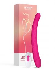 Sappho – Double gode vibrant à télécommande