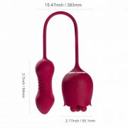 Rosa - Vibromasseur Rotatif - Va et Vient – Image 4