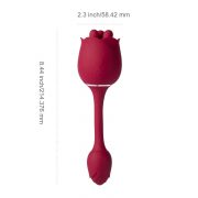Roseann - Vibromasseur en forme de rose à double extrémité – Image 7