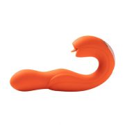 Joi - Vibromasseur tête rotative et stimulateur clitoridien - orange – Image 3