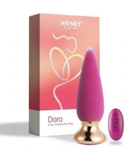 Doro plus – Plug anal vibrant télécommandé – Rose