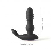 Jaden - Vibromasseur de prostate vibrant - Noir – Image 5