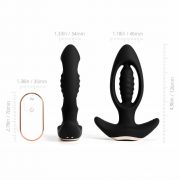 Habiki vibromasseur de prostate et anal - Noir – Image 7