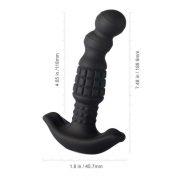 Pineapple Man - Masseur prostatique vibrant à billes roulantes - Noir – Image 6