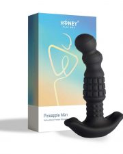 Pineapple Man – Masseur prostatique vibrant à billes roulantes – Noir