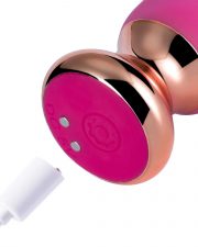 Rose twister – Plug anal vibrant télécommandé – Rose