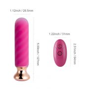 Rose twister - Plug anal vibrant télécommandé - Rose – Image 4