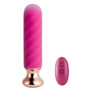 Rose twister - Plug anal vibrant télécommandé - Rose – Image 5
