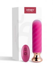 Rose twister – Plug anal vibrant télécommandé – Rose