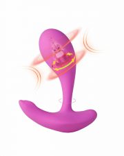 Oly 2 Vibromasseur à pression et application controlable avec le voix Rose