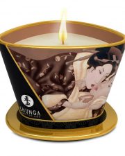 Bougie de massage lueur et caresses – Excitation Chocolat enivrant