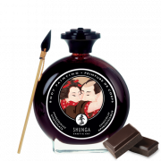 Peinture de corps embrassable - Chocolat noir