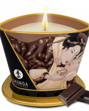 Bougie de massage lueur et caresses – Excitation Chocolat enivrant