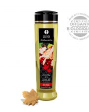 Huile de massage organique – Délice d’érable – 240 ml