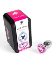 Plug anal secret play – Coeur rose