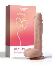 Paxton gode réaliste vibrant et rotatif avec appli 21 cms – Chair